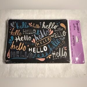 Hallmark Expressions 'Hello' Script Note Cards - Set of 8 Cards